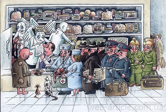 Карикатуры о бизнесе и бюрократии